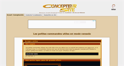 Desktop Screenshot of concepteursite.com